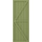 Ekena Millwork Americraft 6-Board Wood 2 Equal Panel Frmd Board-n-Batten Shutters w/Dbl Z-Bar, ARW102BF621X77MGH, PR ARW102BF621X77MGH - alternate 8